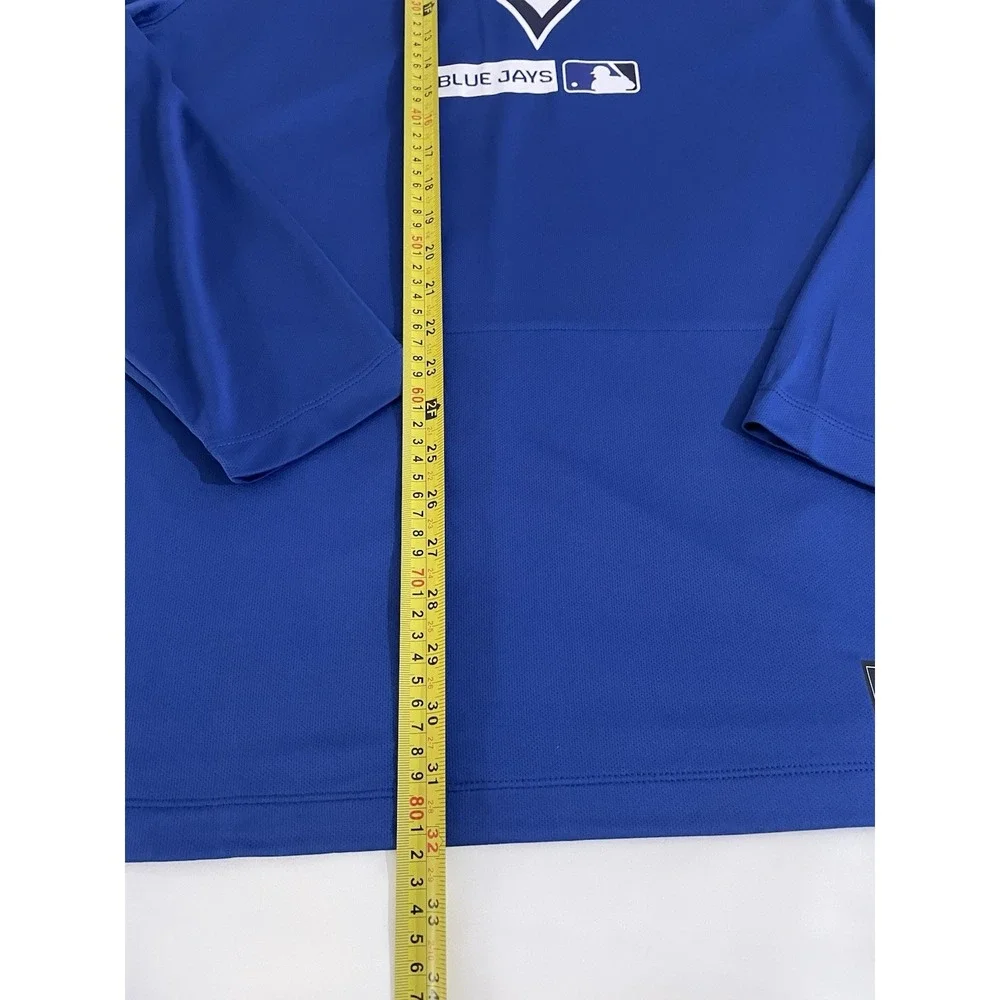 Men's Nike Toronto Blue Jays Authentic Collection Pullover Hoodie Size XL Blue